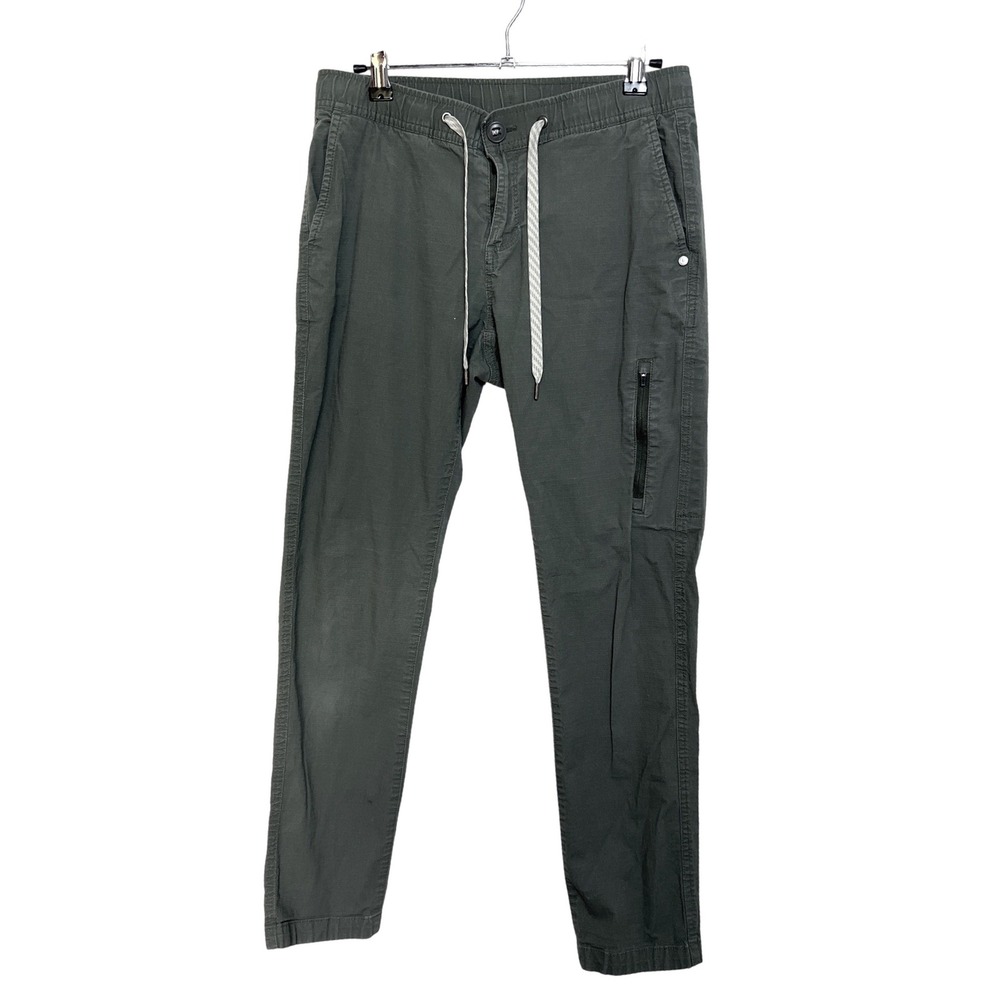 Vuori Ripstop Climber Pants Womens Small Olive Green Hiking Tapered Leg Tactical